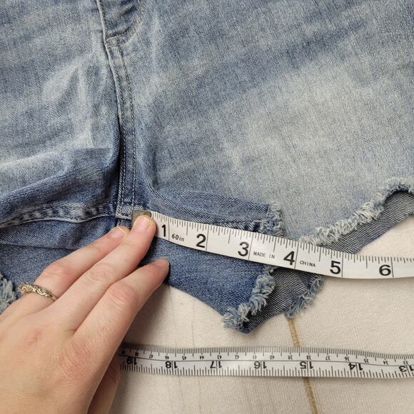 Carve Designs Blue Jean Shorts Vintage Distressed - Picture 3 of 8
